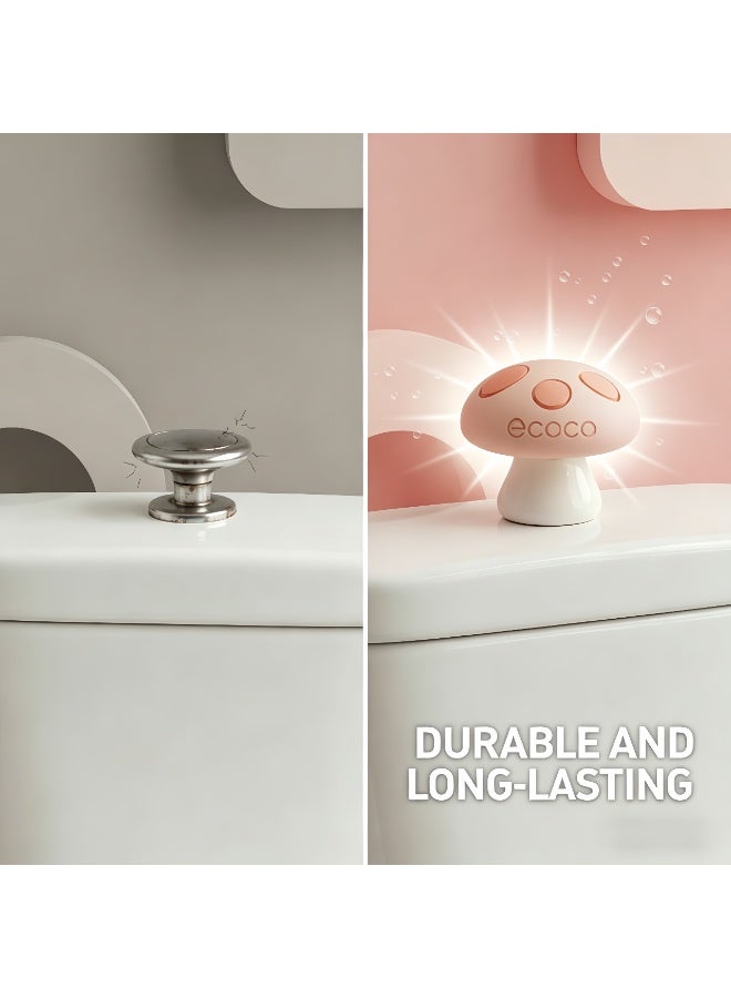 ecoco Nail Specific Silicone Toilet Press Button，Toilet Water Tank Switch Button Universal Flushing Press - Image 5