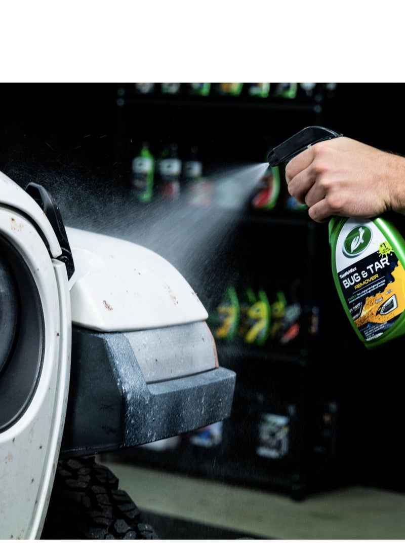 TurtleWax 3 PCS Turtle Wax Bug & Tar Remover Spray 473ml Car Exterior Cleaner for Bugs Tar Tree Sap Road Grime Paint Safe Pre Wash Spot Cleaning Formula for Cars Trucks Motorcycles RVs Fast Acting Automotive Surface Cleaning Spray TW-BTR473 - Image 5