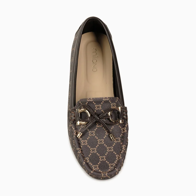 Milano BROWN GISA Flat Shoes & Slip-ons for Women | Best Price UAE