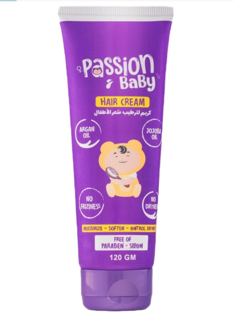 BBi - Passion Baby Moisturizing Cream for Children's Hair 120g - Image 1