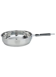 RUOQI Stainless Steel Frypan With Silicone Handle 28 cm  - Image 1