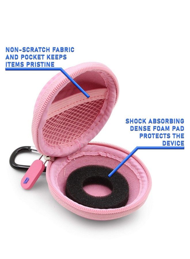 CASEMATIX Pink Carry Case Compatible With Tamagotchi On Virtual Interactive Pet Game, Includes Compact Case Only - Image 5