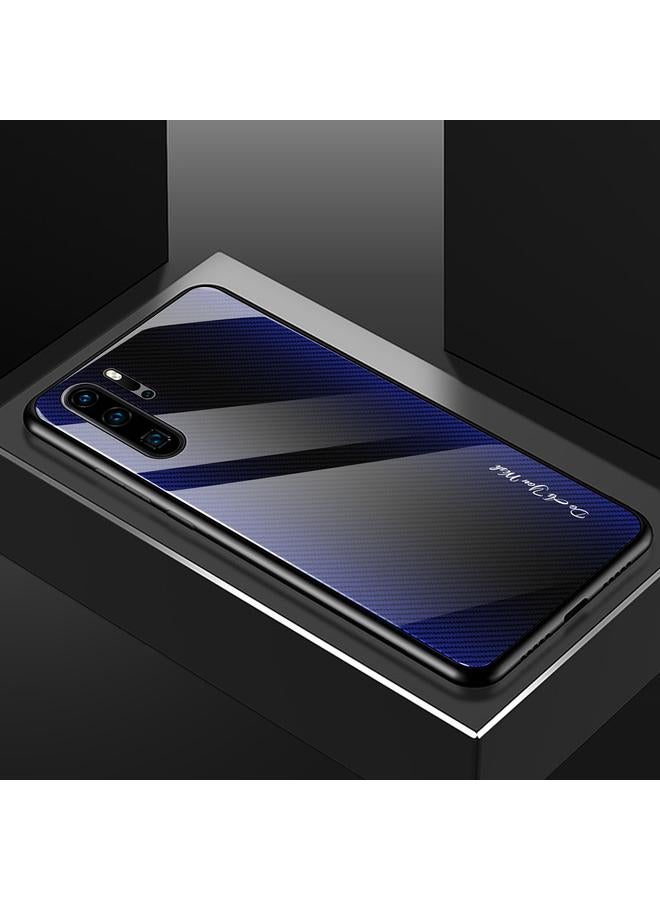 Zaboon Case For Huawei P30 Pro Texture Gradient Glass Protective Case - Image 2