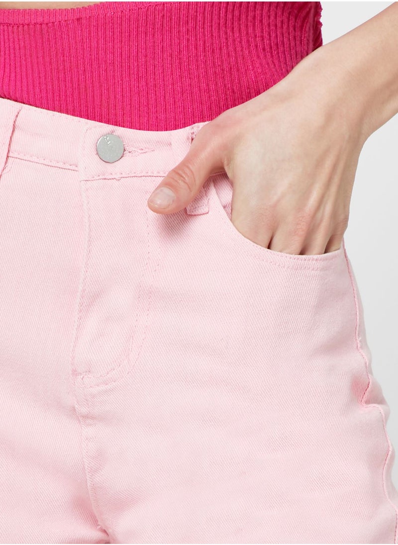 Ginger - Straight Fit Colored Jeans - Image 1