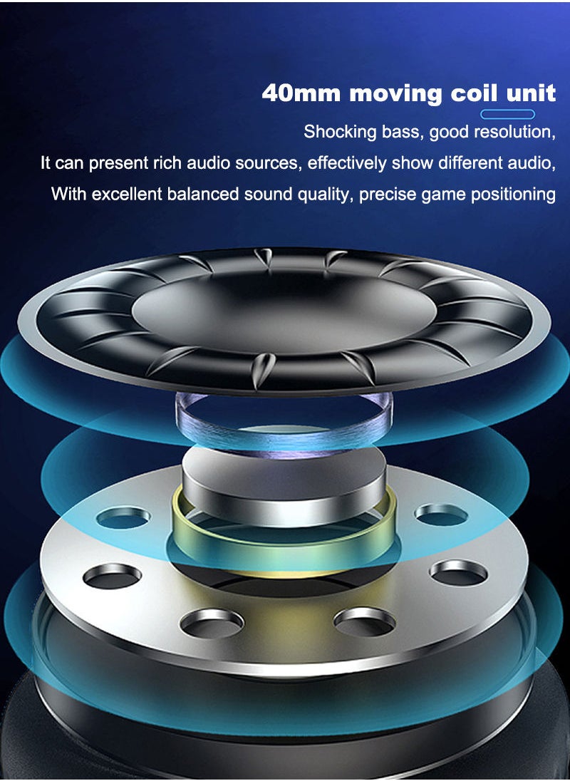 Flash Hawk - G3 RGB Wired Over Ear Gaming Headset with Microphone - Image 1