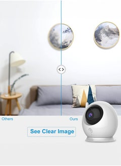 Occuwzz Baby Monitor with Camera Audio 4.3 Inch Display 360° Rotation Range 8 Lullaby Monitor for Babies and Elderly  - Image 4