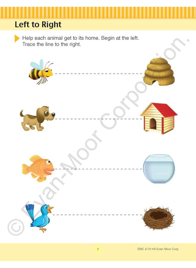 Evan Moor Educational Publishers At Home Tutor Math, Grade Pre-K  - Image 2