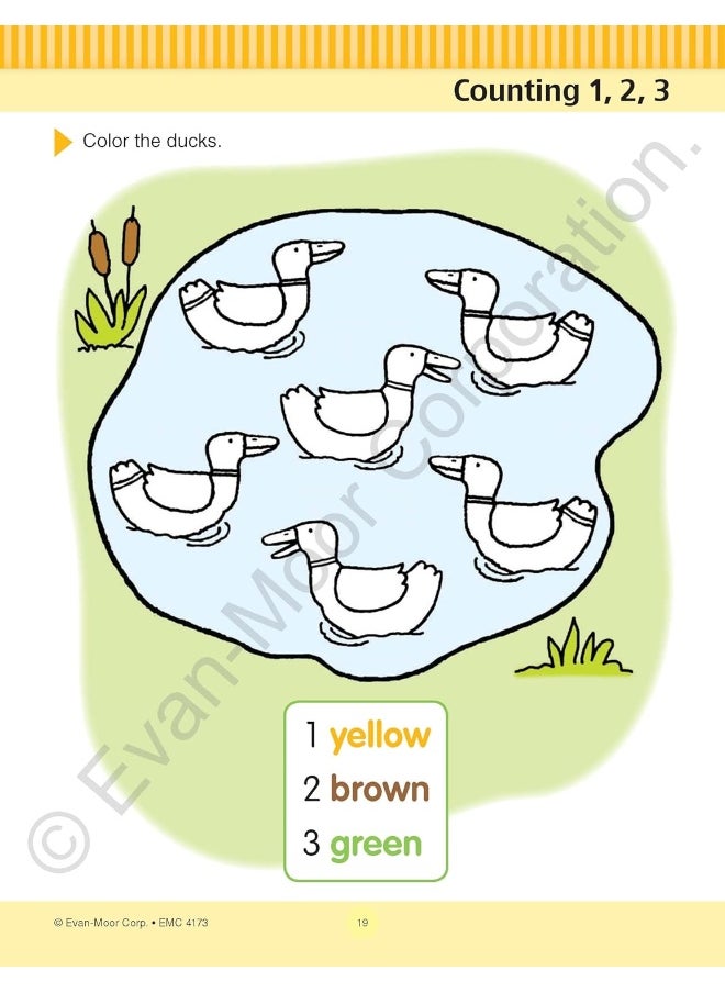 Evan Moor Educational Publishers At Home Tutor Math, Grade Pre-K  - Image 3