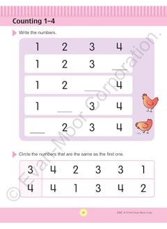 Evan Moor Educational Publishers At Home Tutor Math, Grade Pre-K  - Image 5