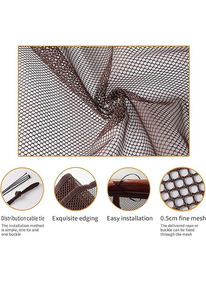 HAVEN Baby Safety Stair Railing Net Children's Outdoor Balcony Fence Protection Mesh No Drilling For Dog Cat Window 300x78cm Black - Image 3