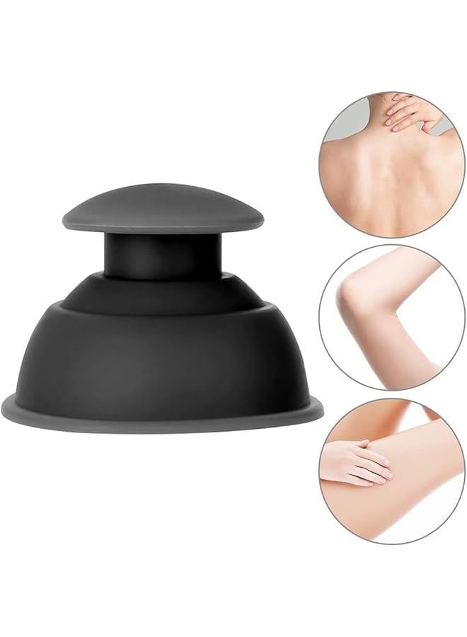 موكسو الخمارة الكأس، 5 قطع  ممتص للرطوة مكافح للسيلوليت كأس شفط ماساج للرطوة كو شفطي مجموعة م 5 قطع إمكاية شفط قوية ل الآلام(أسود) - Image 5