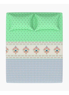 Portico New York Portico New York Super King Size Multicolor Bedsheet with 2 Pillow Covers (274 x 274 CM) (Lavender 5)  - Image 3