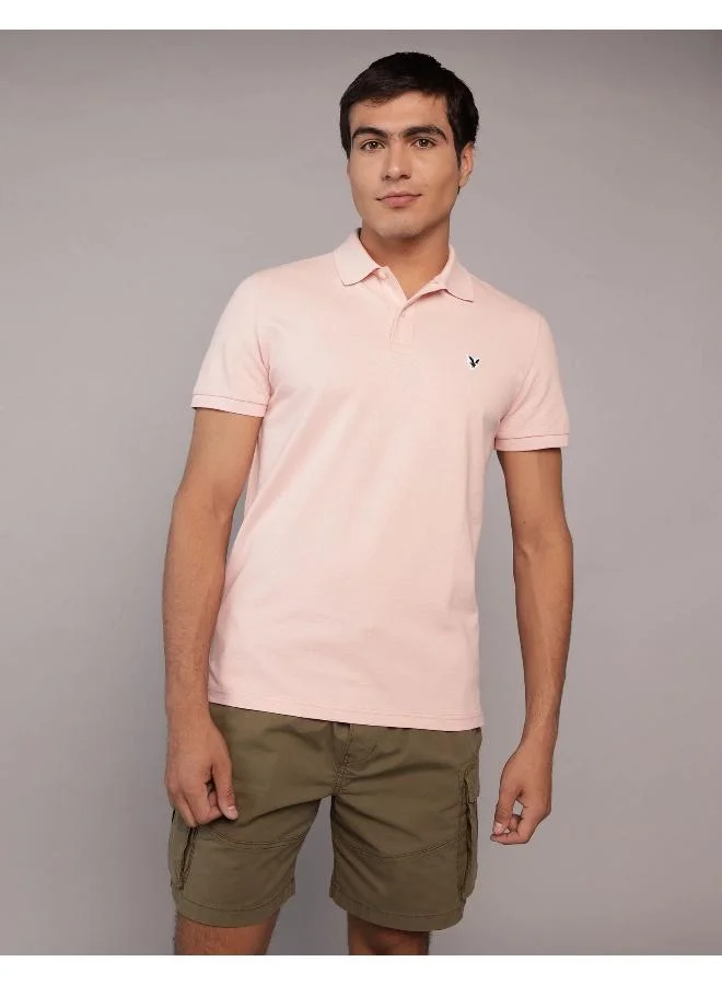 American Eagle The classic polo shirt, made with revolutionary stretch technology for comfort & flexibility.