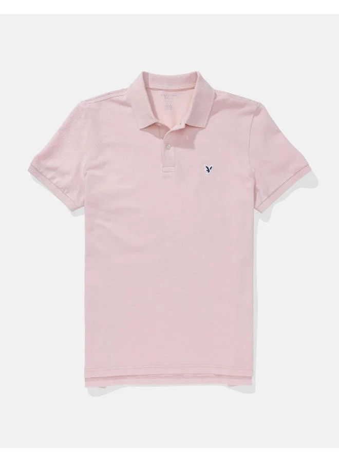 American Eagle The classic polo shirt, made with revolutionary stretch technology for comfort & flexibility.