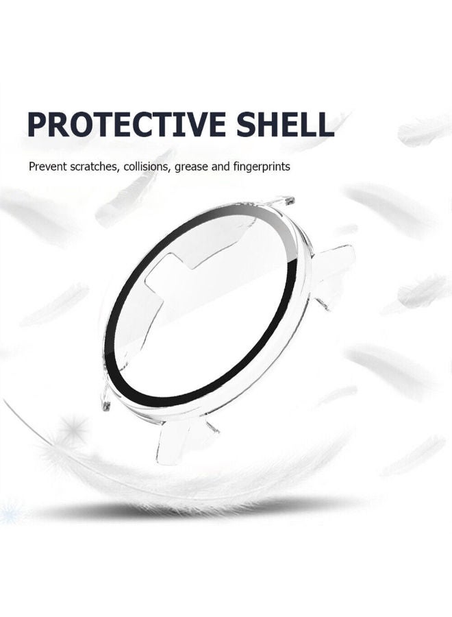 SHOPI Full Protective Screen Protector PC Case Cover For Garmin Venu 2 Plus Clear - Image 3