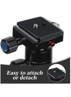 Y&D 41 mm QR Release Plate Camera Tripod Ball Head Quick Replacement Compatible with Ambico V-0552 V-0554, Sunpak 7500 Pro 7500tm 7575, Kalimar Pro-tech V-40(2 Pieces)  - Image 5