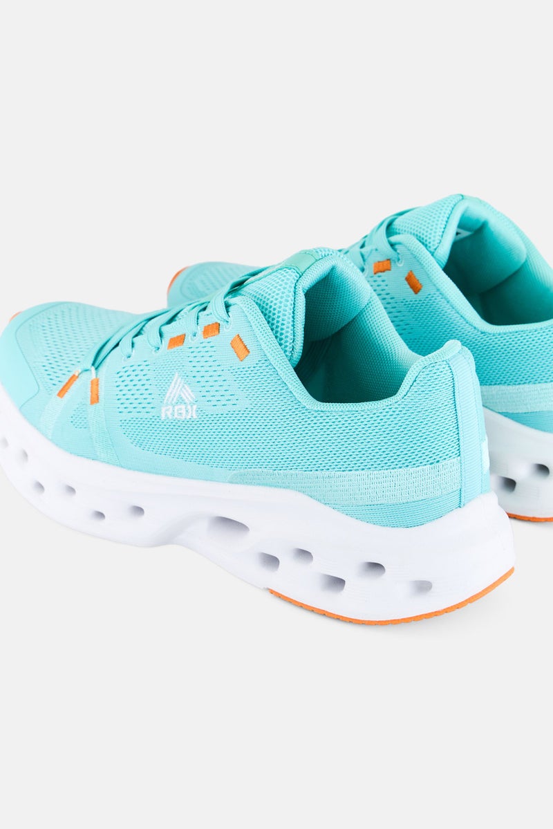 RBX Men Brand Logo Lace Up Hiking Shoes, Mint Green  - Image 2