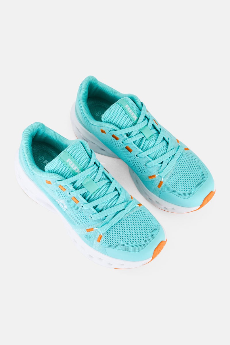 RBX Men Brand Logo Lace Up Hiking Shoes, Mint Green  - Image 4