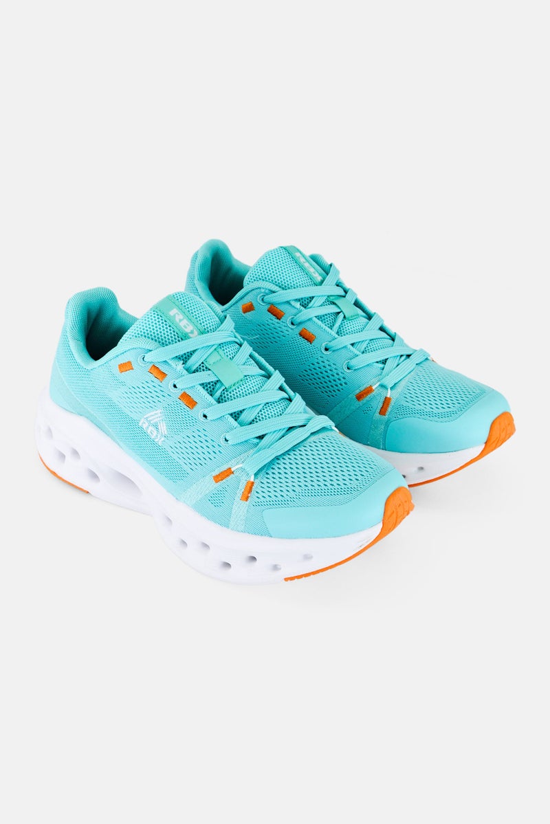 RBX Men Brand Logo Lace Up Hiking Shoes, Mint Green  - Image 1