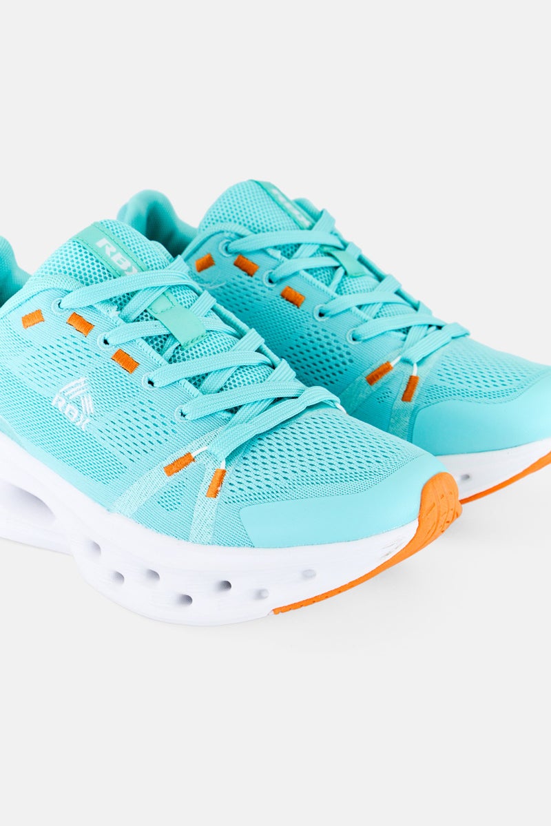 RBX Men Brand Logo Lace Up Hiking Shoes, Mint Green  - Image 3