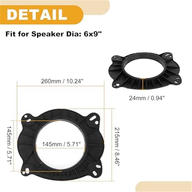 Vuzmode حلقة فراغ مكبر الصوت Vuzmode 6x9 إلى 6.5 - Image 3
