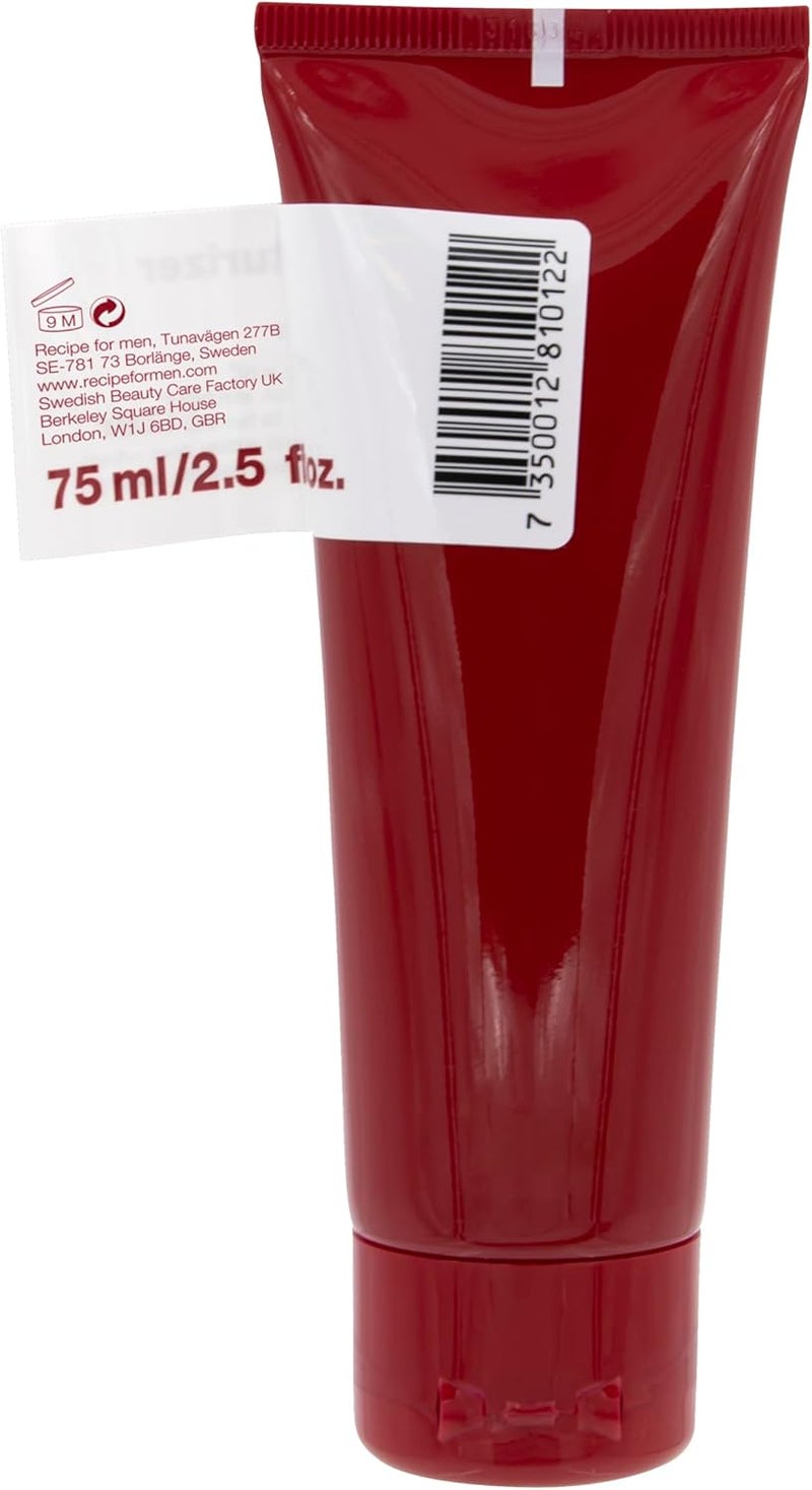 Recipe for Men Anti-Shine Moisturizer - 2.5 Fl Oz Energizing Gel for Oily and Combination Skin - Image 2