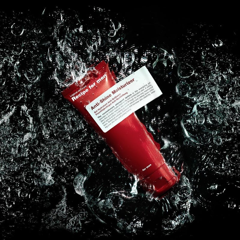 Recipe for Men Anti-Shine Moisturizer - 2.5 Fl Oz Energizing Gel for Oily and Combination Skin - Image 5