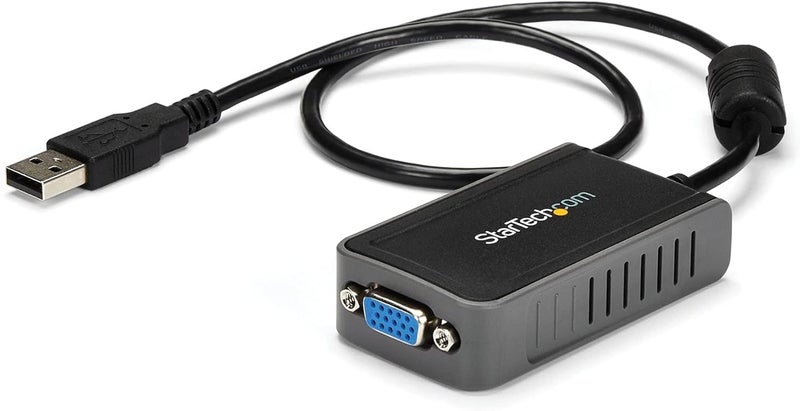 Star Tech .com USB 2.0 to VGA Adapter, USB to VGA Monitor Converter for Windows, 1440x900 (no support for macOS/ChromeOS/Linux) - Image 1