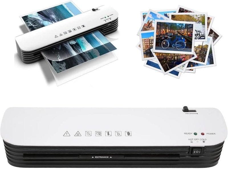 Vbestlife 260W 9 Inch Hot Cold Laminator Machine With ABS Anti Jam System US Color - Image 5