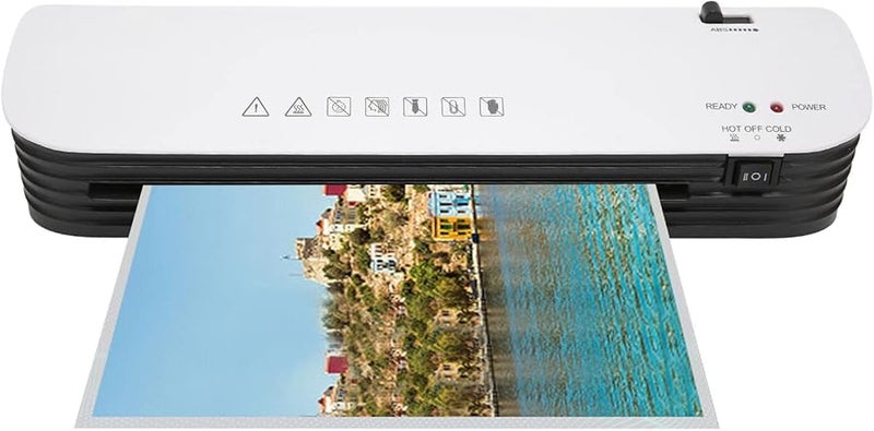 Vbestlife 260W 9 Inch Hot Cold Laminator Machine With ABS Anti Jam System US Color - Image 1