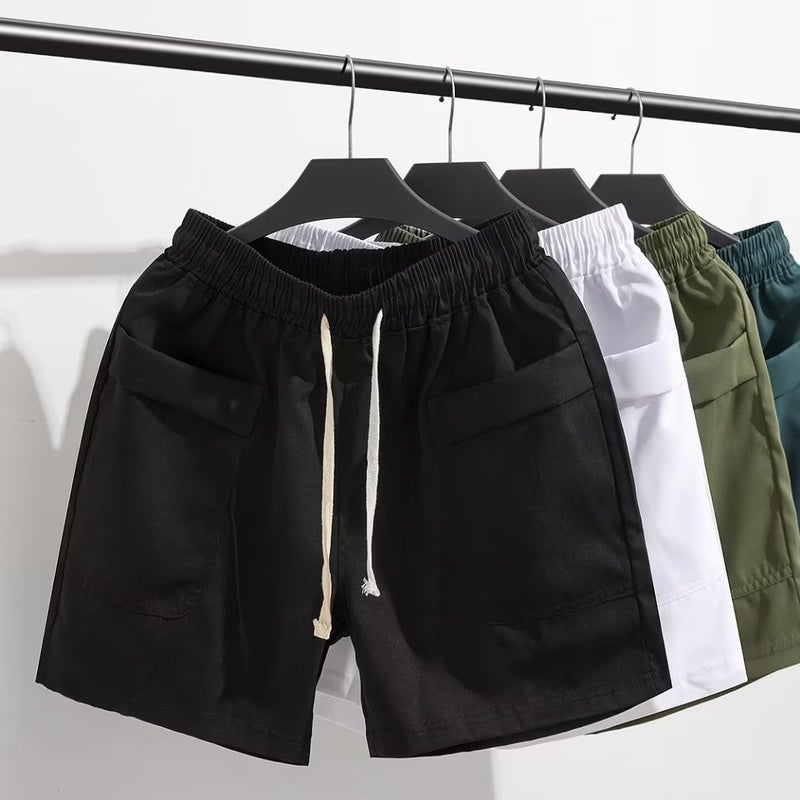 Mens Summer Tactical Cargo Shorts Casual greyish green - Image 2