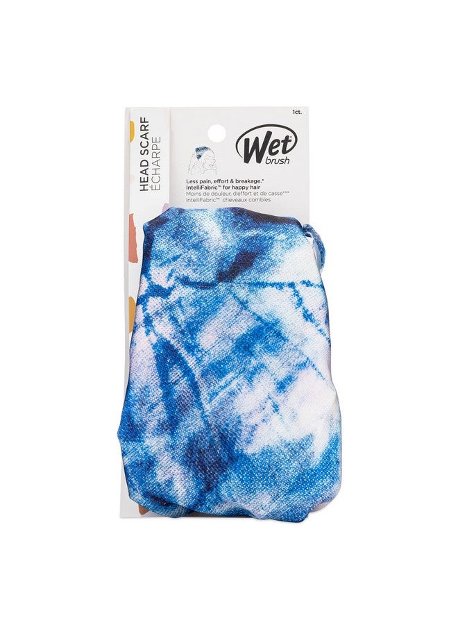 Wet Brush Head Scarf Ocean Tie Dye Headwrap With Intellifabric Is Gentle On The Hair While Staying In Place Large Size Allows For Versatile Styling Lightweight Head Covering For Women - Image 1