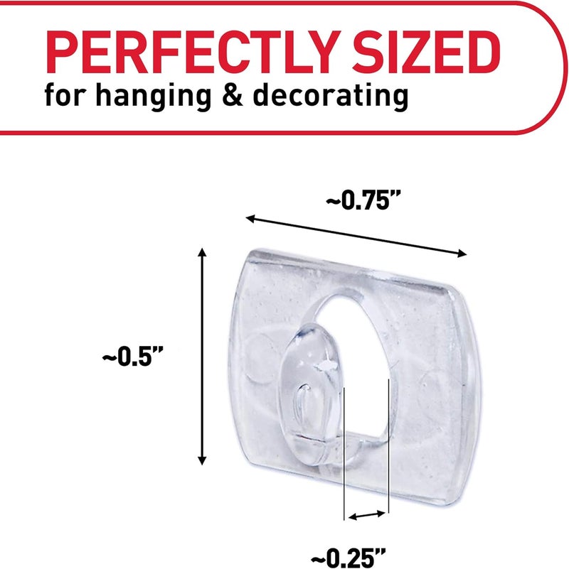 Command Clear Mini Light Clips, 45 Clips, 54 Strips - Easy To Open Packaging, Decorate Damage-Free - Image 2