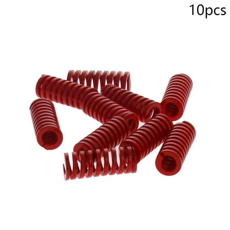 Metal Spring，Springs Compression Spring, 3D Printer Die Spring 8mm OD 20mm Long Medium Load Mechanical Compression Mould Die Spring for 3D Printer Electric Part Red 10PCS - Image 2
