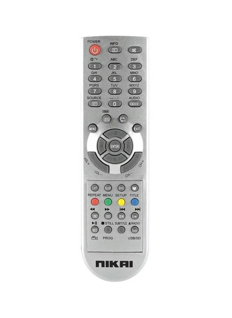 NIKAI Remote Control For Nikai TV Silver 