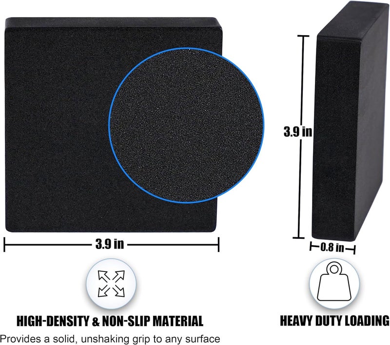 MYLIFEUNIT EVA Shock Absorbing Washer Pads, Anti-Vibration Washer Mat Protector for Washing Machine Dryer Treadmill (8 Pack) - Image 4
