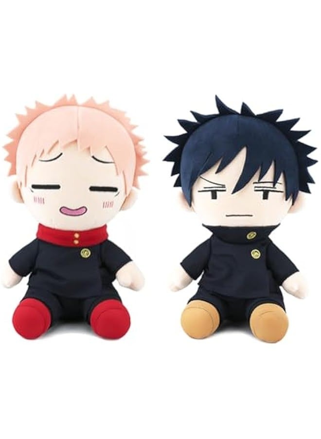 Anime JJK Geto Suguru Plush Figure 23cm Itadori Yuji Fushiguro Megumi Cute Soft Stuffed Figure Pillow Cushion for Sofa Home Decoration Collection Gift - Image 2
