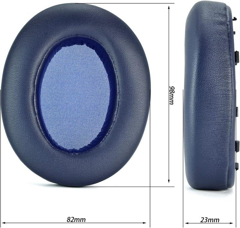 Street27® Earpads Cushion Compatible with Sony WH-XB910 XB910N Wireless Headphones, Ear Pads with Soft Protein Leather High-Density Noise Cancelling Memory Foam Replacement Earmuffs (Blue) - Image 5