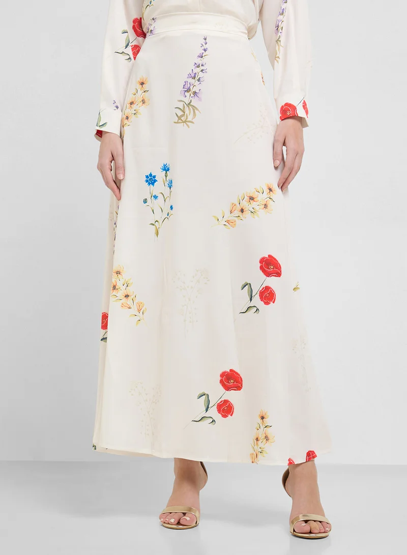 Khizana Floral Print Dress