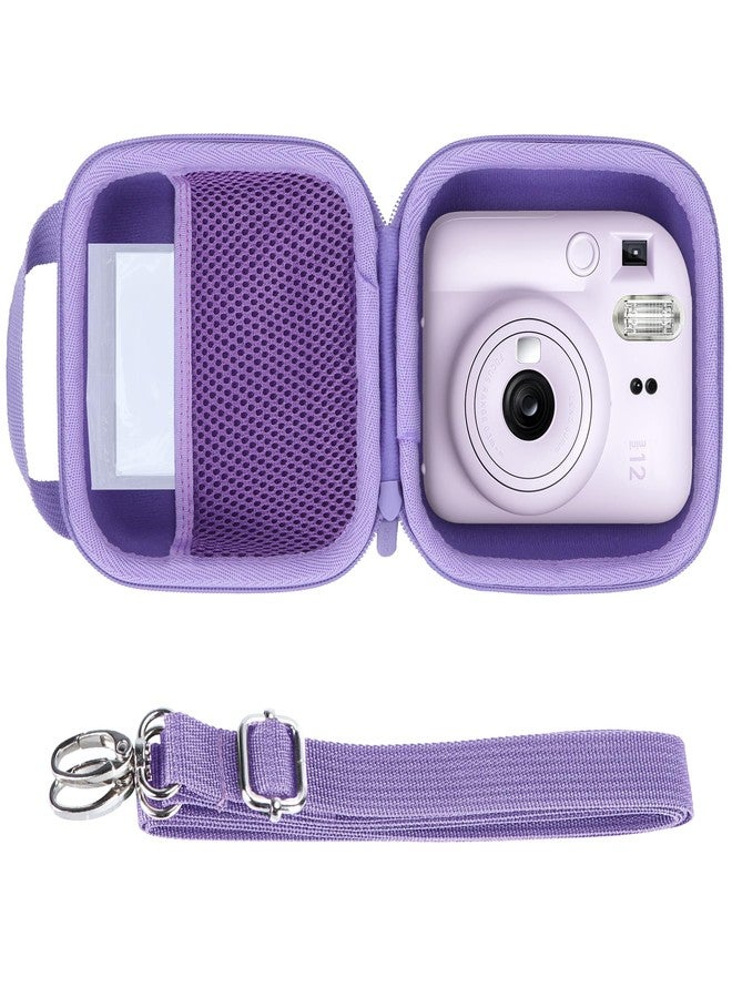 Lebakort Hard Case for INSTAX Mini 12 Instant Camera/INSTAX Mini 11 Instant Camera, Lilac-purple - Image 1