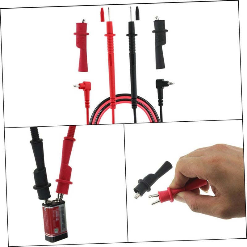 High Accuracy Auto Range Digital Multimeter With Clips Green Measures Voltage Resistance Capacitance - Image 5