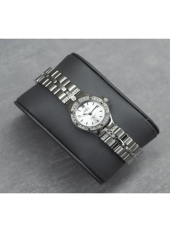 Invicta Wildflower Women Quartz Wrist Watches, Analog Display And Stainless Steel Strap, Silver - 132 - Image 2