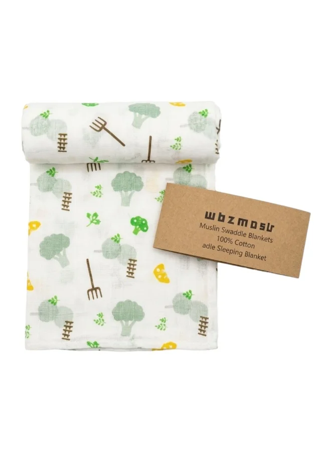 Bambimici Cotton Muslin Swaddle Blanket