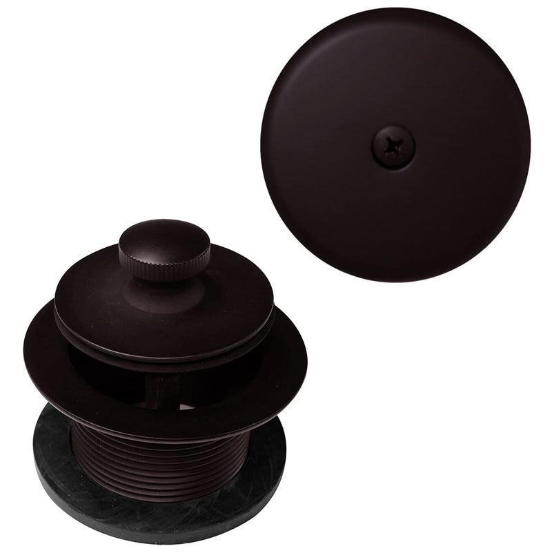 Westbrass Twist Close Tub Trim Set with OneHole Overflow Faceplate Oil Rubbed Bronze D9412 - Image 2
