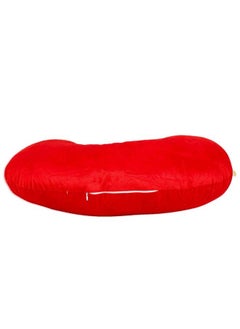 Get It Cotton 5 In 1 Feeding Pillow With Detachable Cover ; New Born Portable Breast Feeding Pillow For Baby ; Infant Support For Baby And Mom (Full Red)  - Image 4