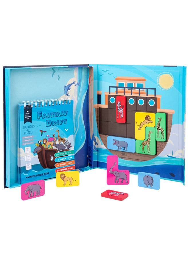 التفكير المنطقي، تدريب الذاكرة، التعليم في مرحلة الطفولة المبكرة، لعبة أحجية الانجراف الخيالية، لعبة تفاعلية بين الوالدين والطفل، اللون: الانجراف الخيالي - Image 2