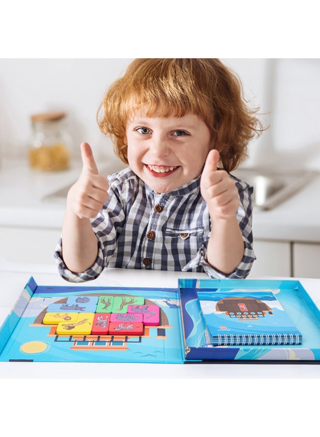 التفكير المنطقي، تدريب الذاكرة، التعليم في مرحلة الطفولة المبكرة، لعبة أحجية الانجراف الخيالية، لعبة تفاعلية بين الوالدين والطفل، اللون: الانجراف الخيالي - Image 3