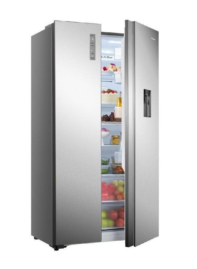 Hisense No-Frost Refrigerator, 2 doors, 519 Liters, Inverter, Inox - RS3N518NMIA1 RS3N518NMIA1 Inox - Image 3
