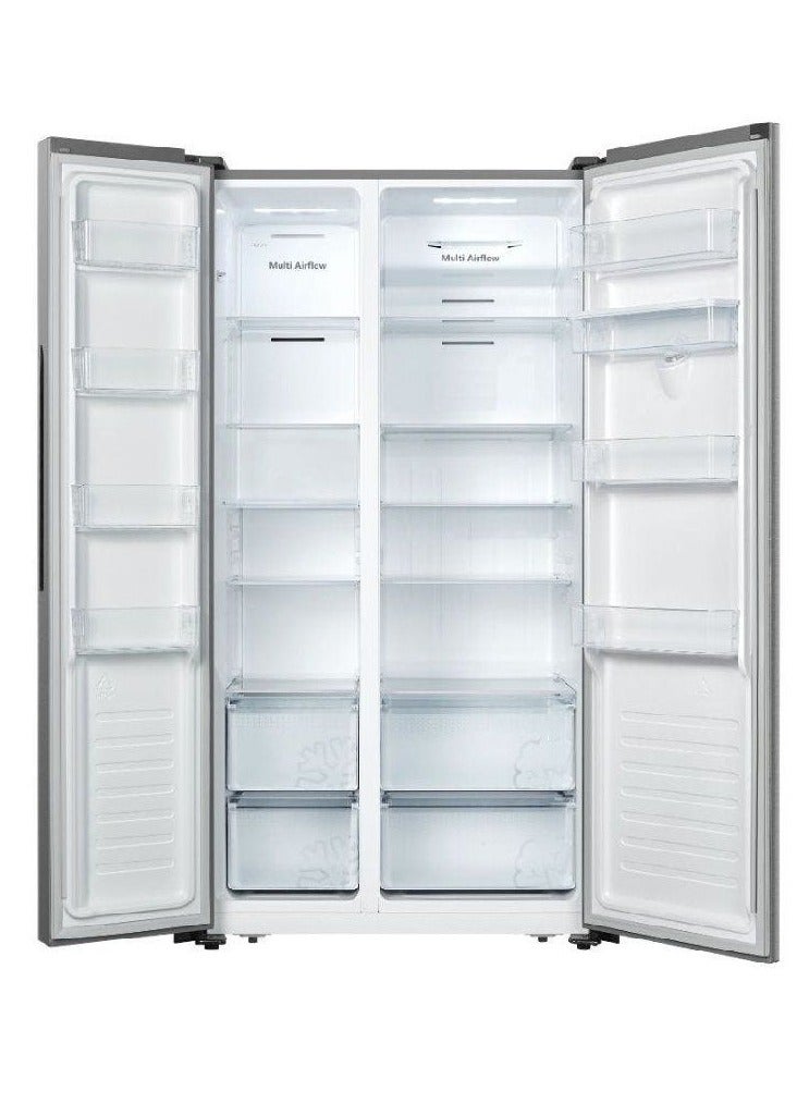 Hisense No-Frost Refrigerator, 2 doors, 519 Liters, Inverter, Inox - RS3N518NMIA1 RS3N518NMIA1 Inox - Image 4