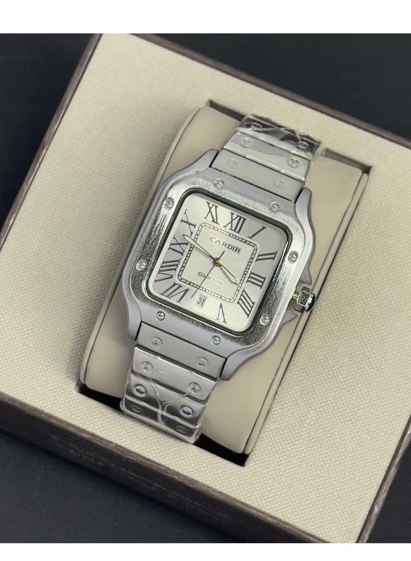CARDIR modern watch with a contemporary design featuring Latin letters